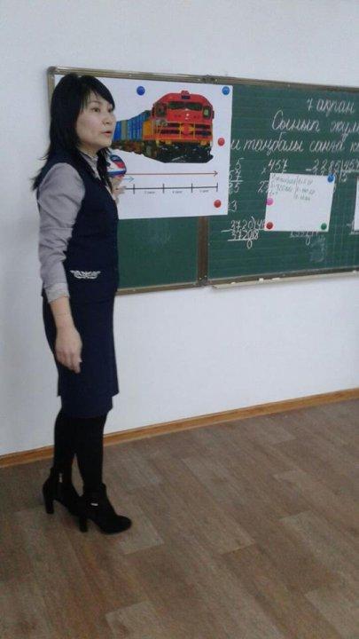 4 "а" сыныбы, математика пәнінен ашық сабақ