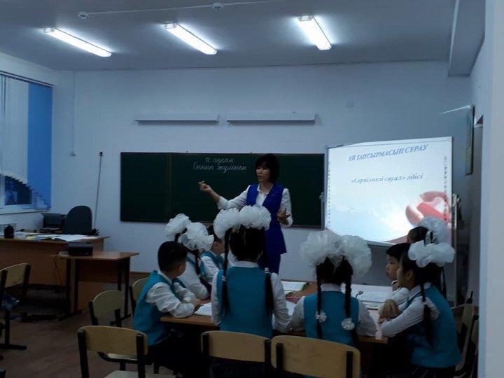 4 сыныппен өзін- өзі тану пəнінен өткізілген ашық сабақ