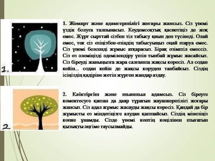 Қай ағашты таңдайсыз?